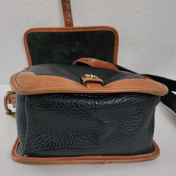 Dooney &  Bourke Vintage Black AWL Surrey Crossbody Bag - Picture 11 of 13